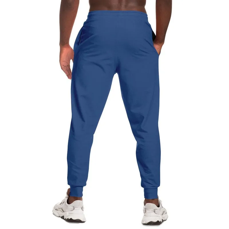Shaded Midtone Blue Joggers | Unisex | with PLUS sizes | C80M60Y0K30