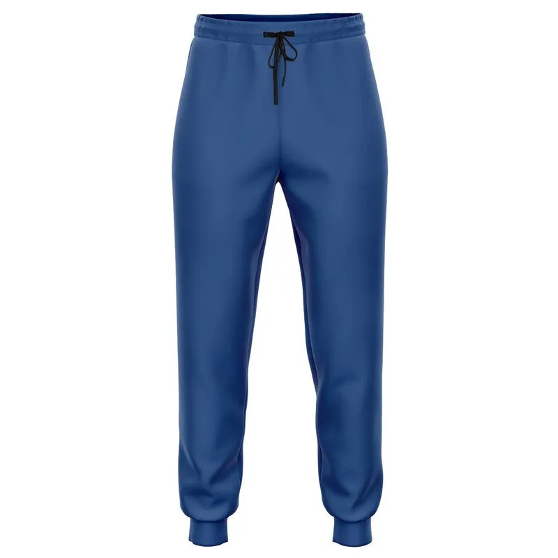 Shaded Midtone Blue Joggers | Unisex | with PLUS sizes | C80M60Y0K30