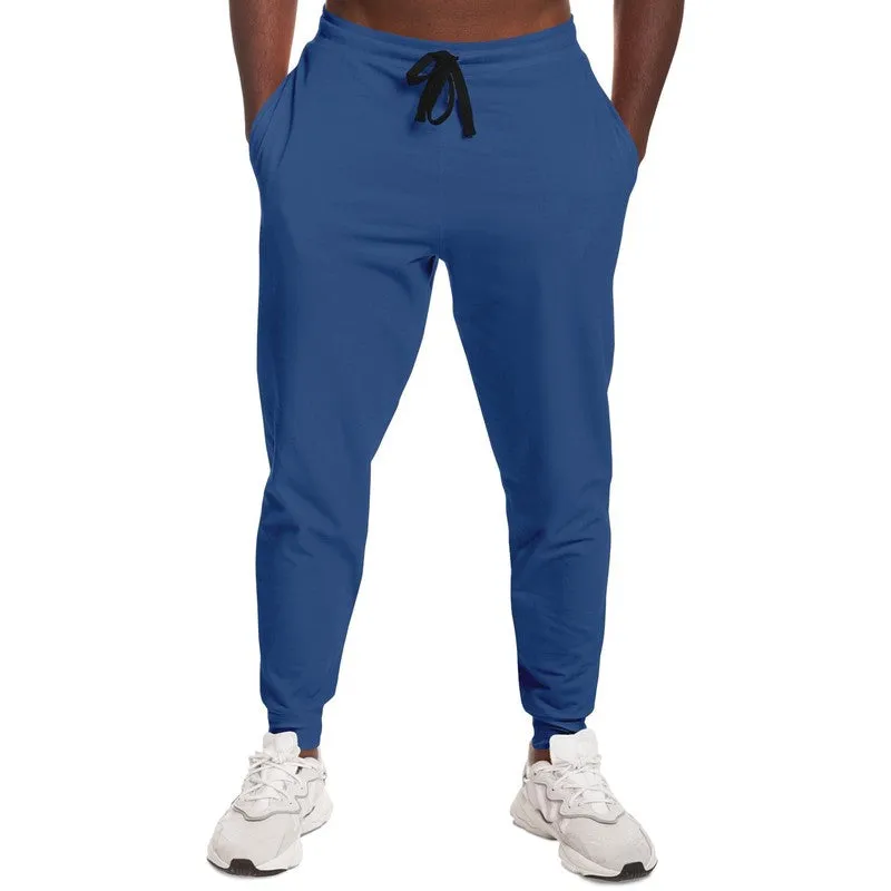 Shaded Midtone Blue Joggers | Unisex | with PLUS sizes | C80M60Y0K30