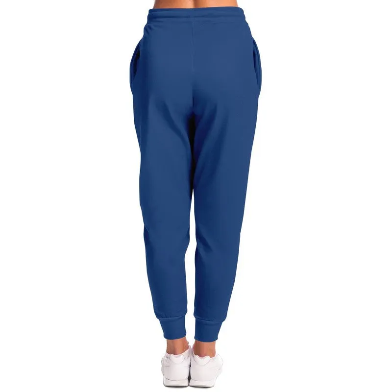 Shaded Midtone Blue Joggers | Unisex | with PLUS sizes | C80M60Y0K30