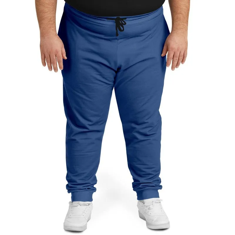 Shaded Midtone Blue Joggers | Unisex | with PLUS sizes | C80M60Y0K30
