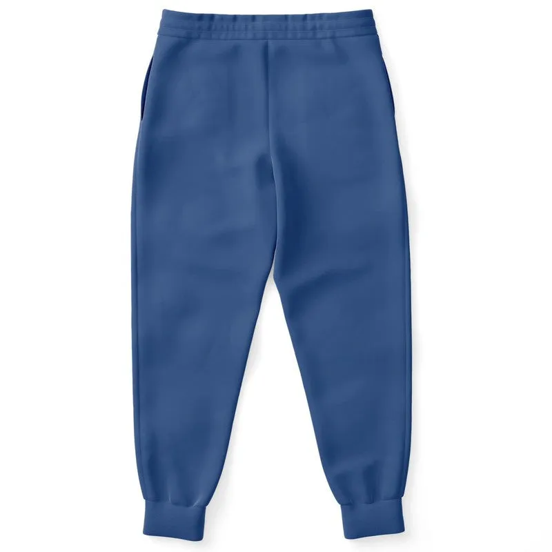 Shaded Midtone Blue Joggers | Unisex | with PLUS sizes | C80M60Y0K30