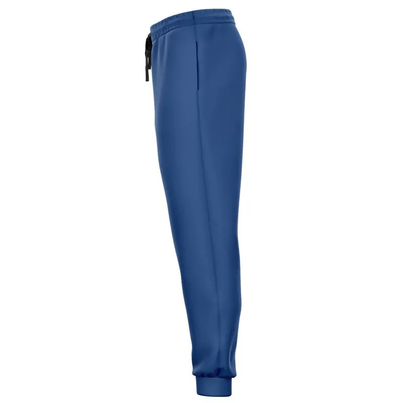 Shaded Midtone Blue Joggers | Unisex | with PLUS sizes | C80M60Y0K30