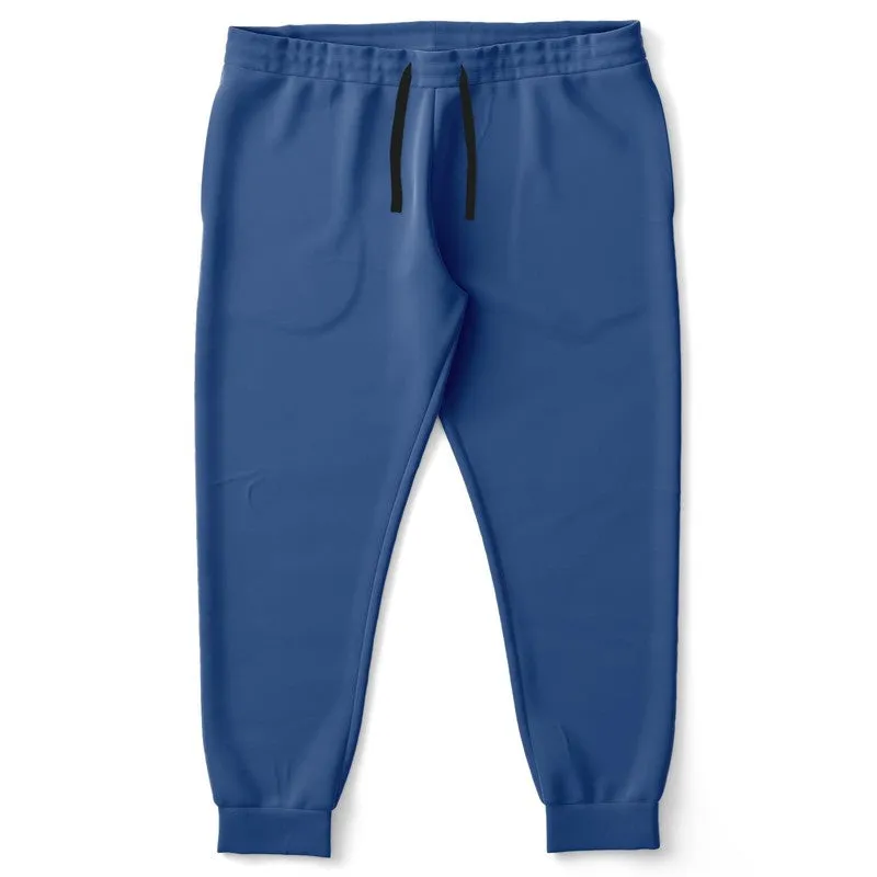 Shaded Midtone Blue Joggers | Unisex | with PLUS sizes | C80M60Y0K30
