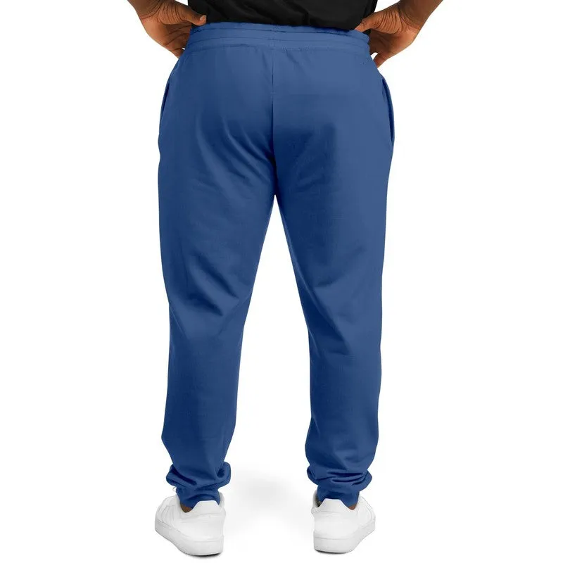 Shaded Midtone Blue Joggers | Unisex | with PLUS sizes | C80M60Y0K30