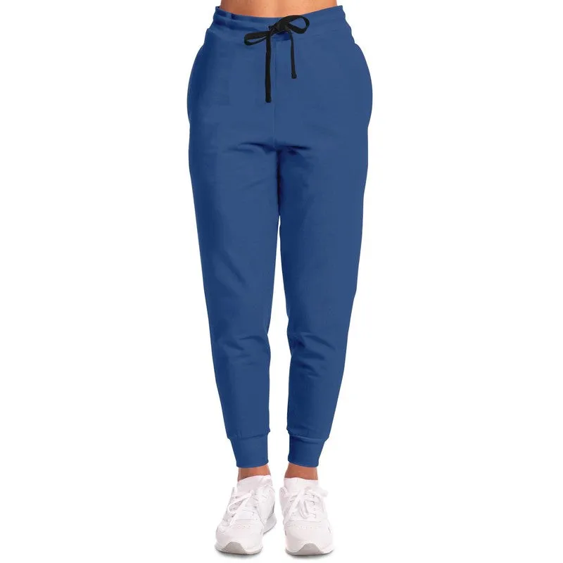 Shaded Midtone Blue Joggers | Unisex | with PLUS sizes | C80M60Y0K30
