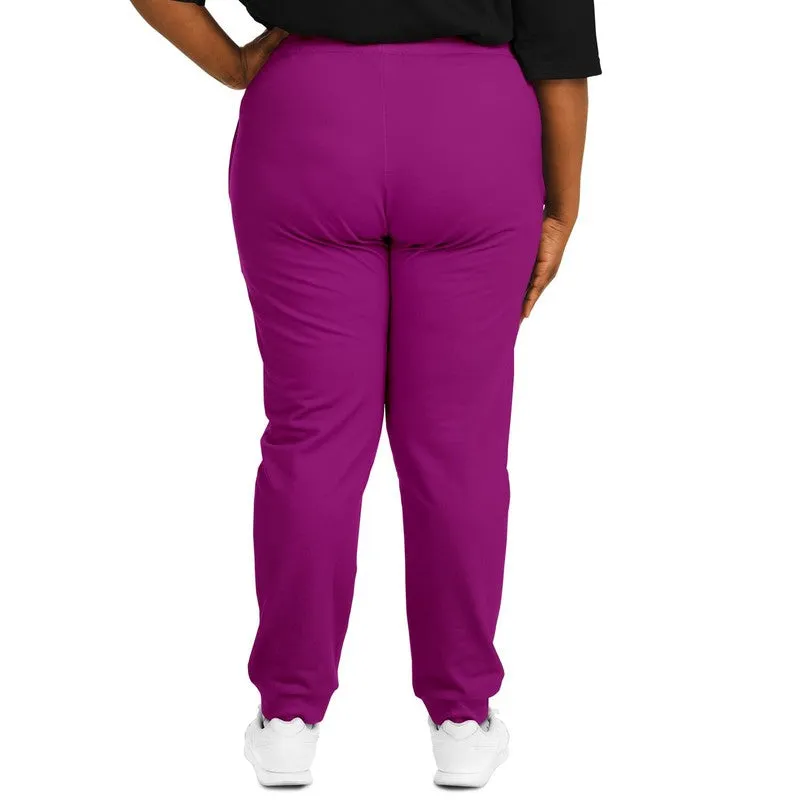 Shaded Purple Joggers | Unisex | with PLUS sizes | C25M100Y0K30