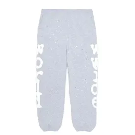 SP5DER BELUGA SWEATPANTS HEATHER GREY