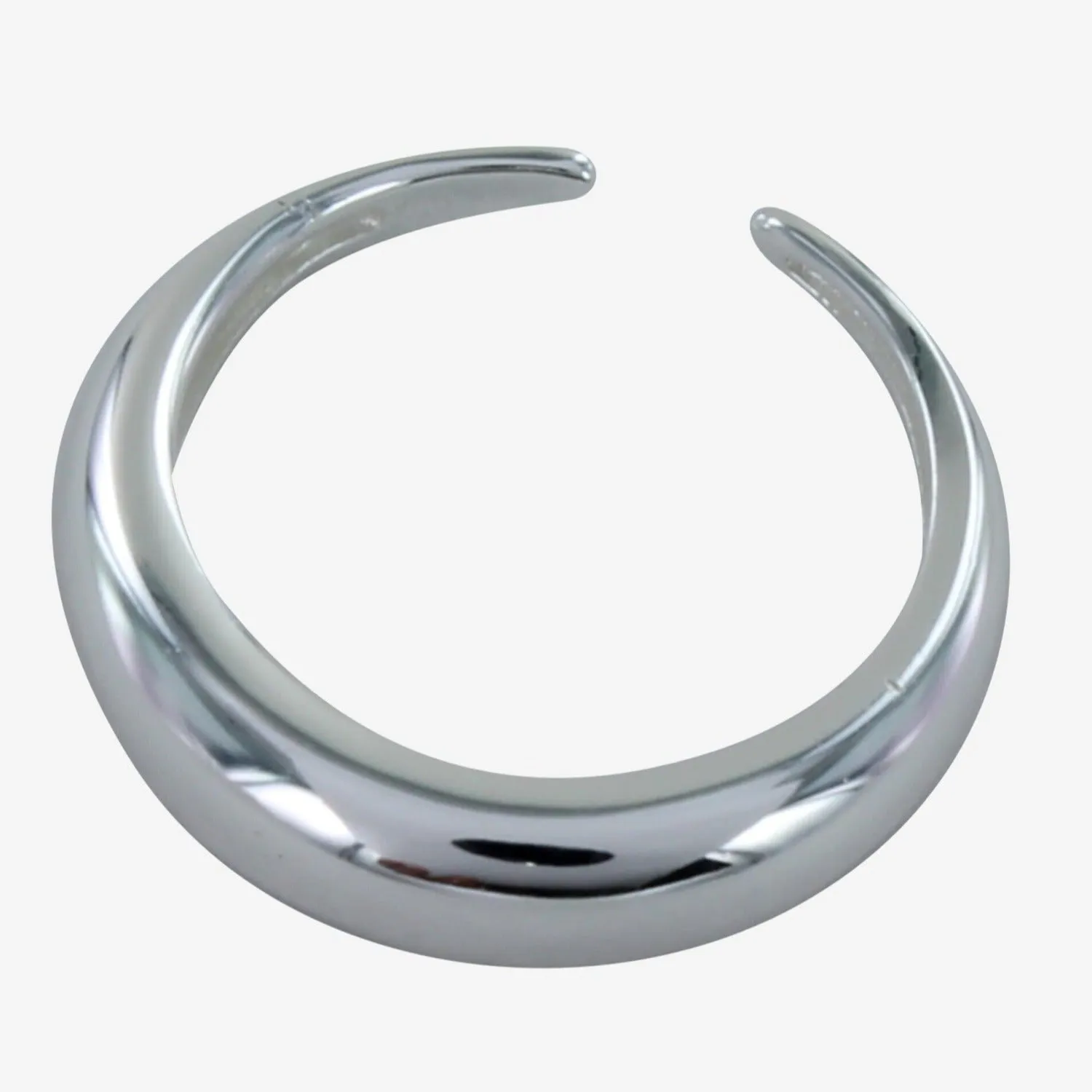 Sterling Silver Crescent Ring