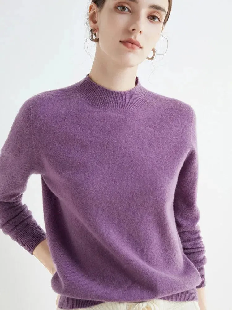 Stylish Luxury Merino Cashmere Pullover for Timeless Comfort