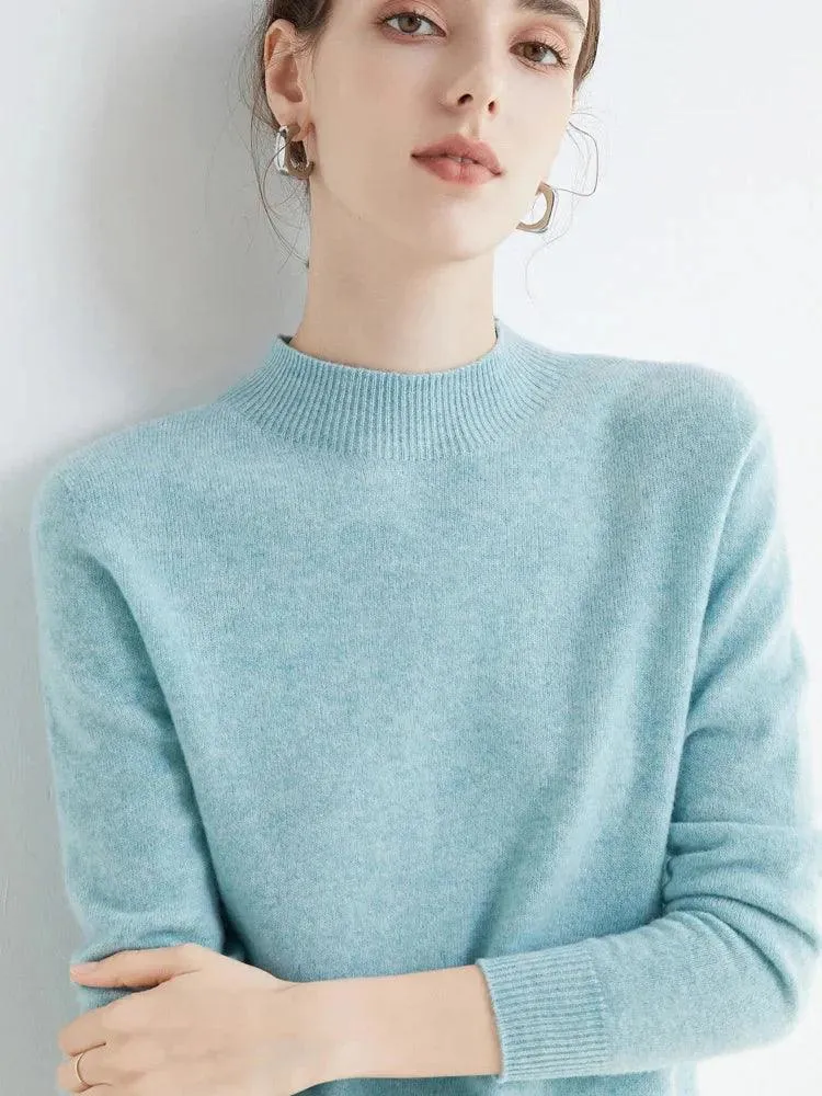 Stylish Luxury Merino Cashmere Pullover for Timeless Comfort