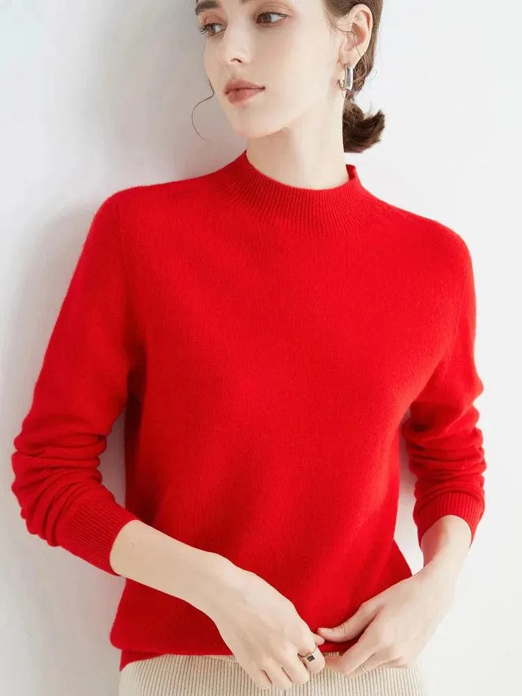 Stylish Luxury Merino Cashmere Pullover for Timeless Comfort