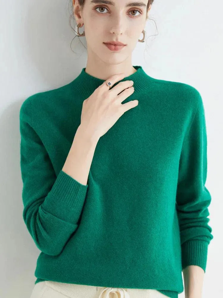 Stylish Luxury Merino Cashmere Pullover for Timeless Comfort