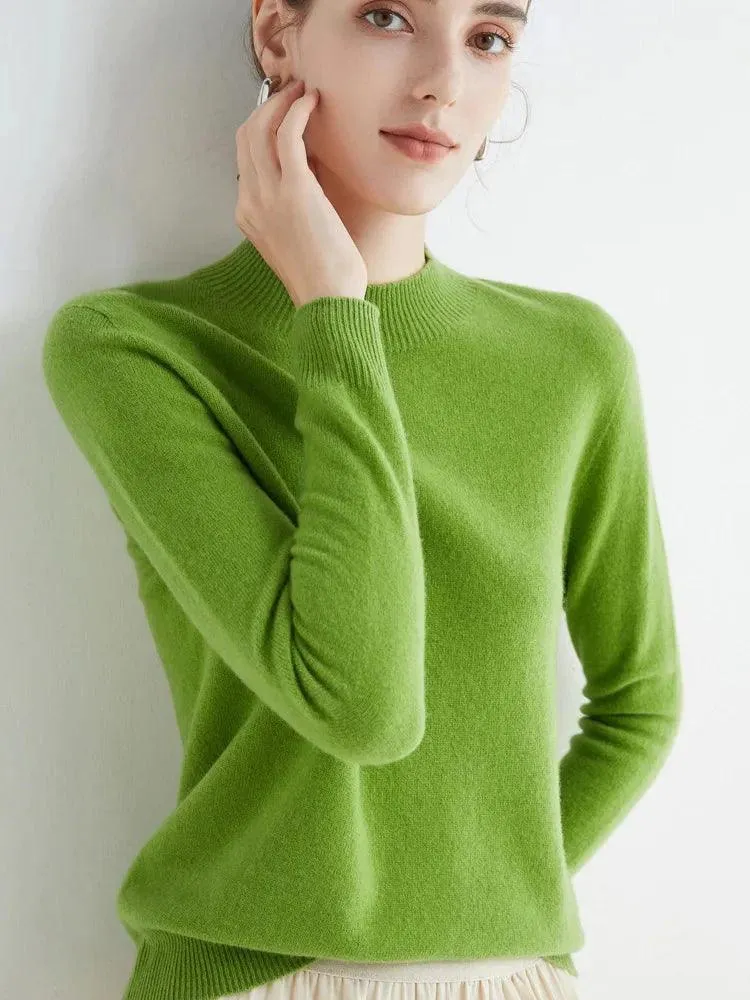 Stylish Luxury Merino Cashmere Pullover for Timeless Comfort