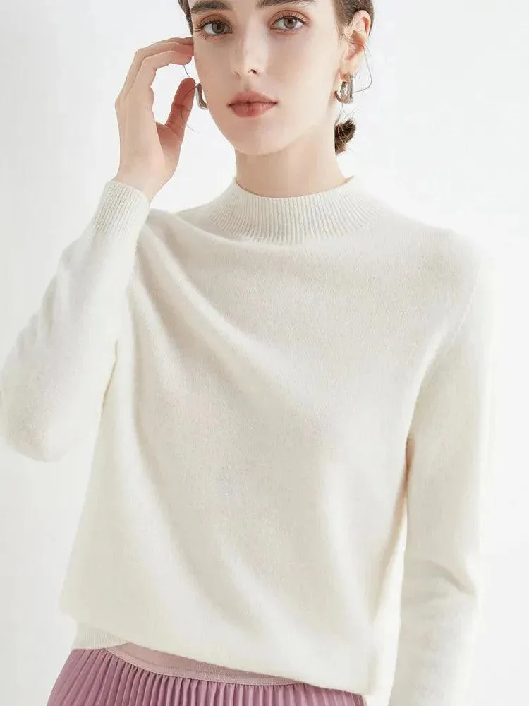 Stylish Luxury Merino Cashmere Pullover for Timeless Comfort