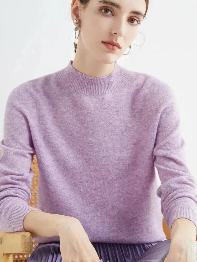Stylish Luxury Merino Cashmere Pullover for Timeless Comfort