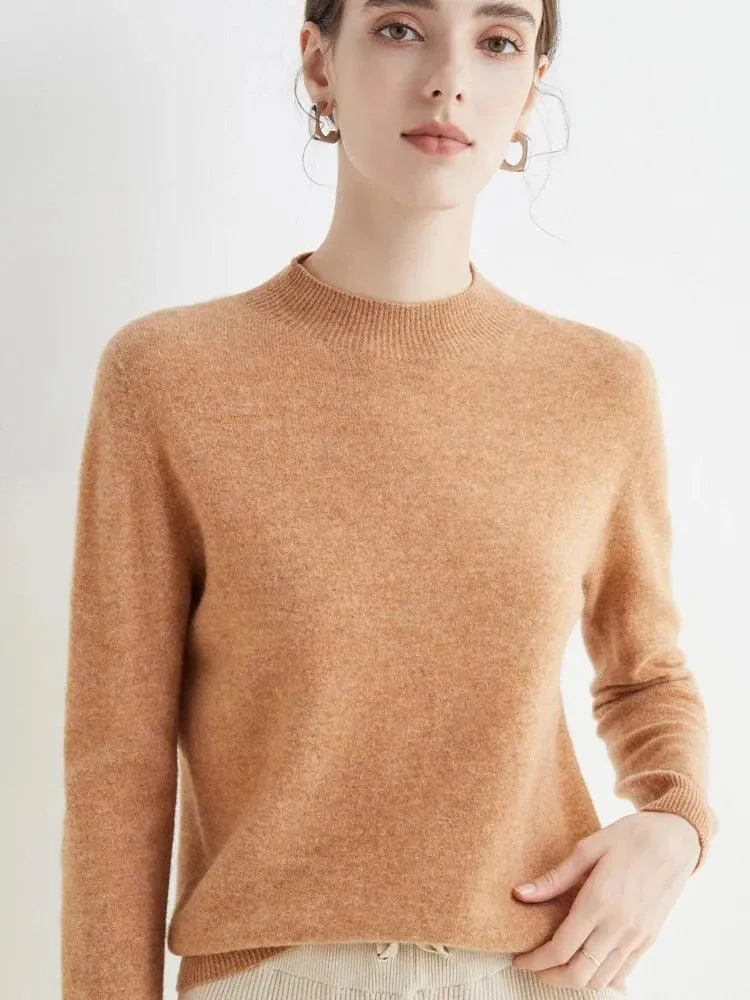 Stylish Luxury Merino Cashmere Pullover for Timeless Comfort