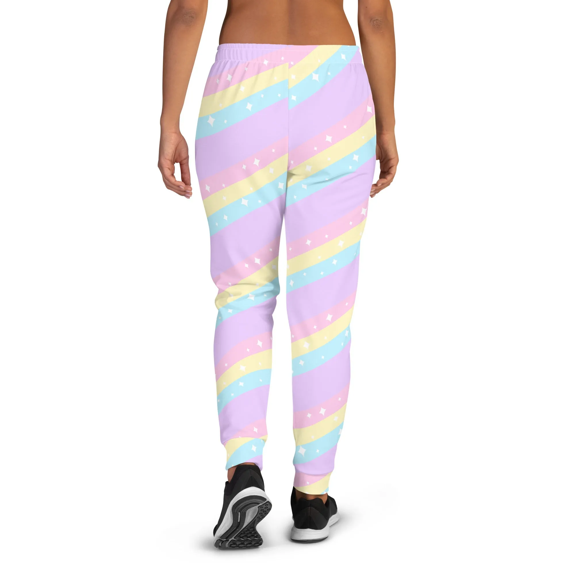 Teatime Fantasy Purple Rainbow Women's Joggers