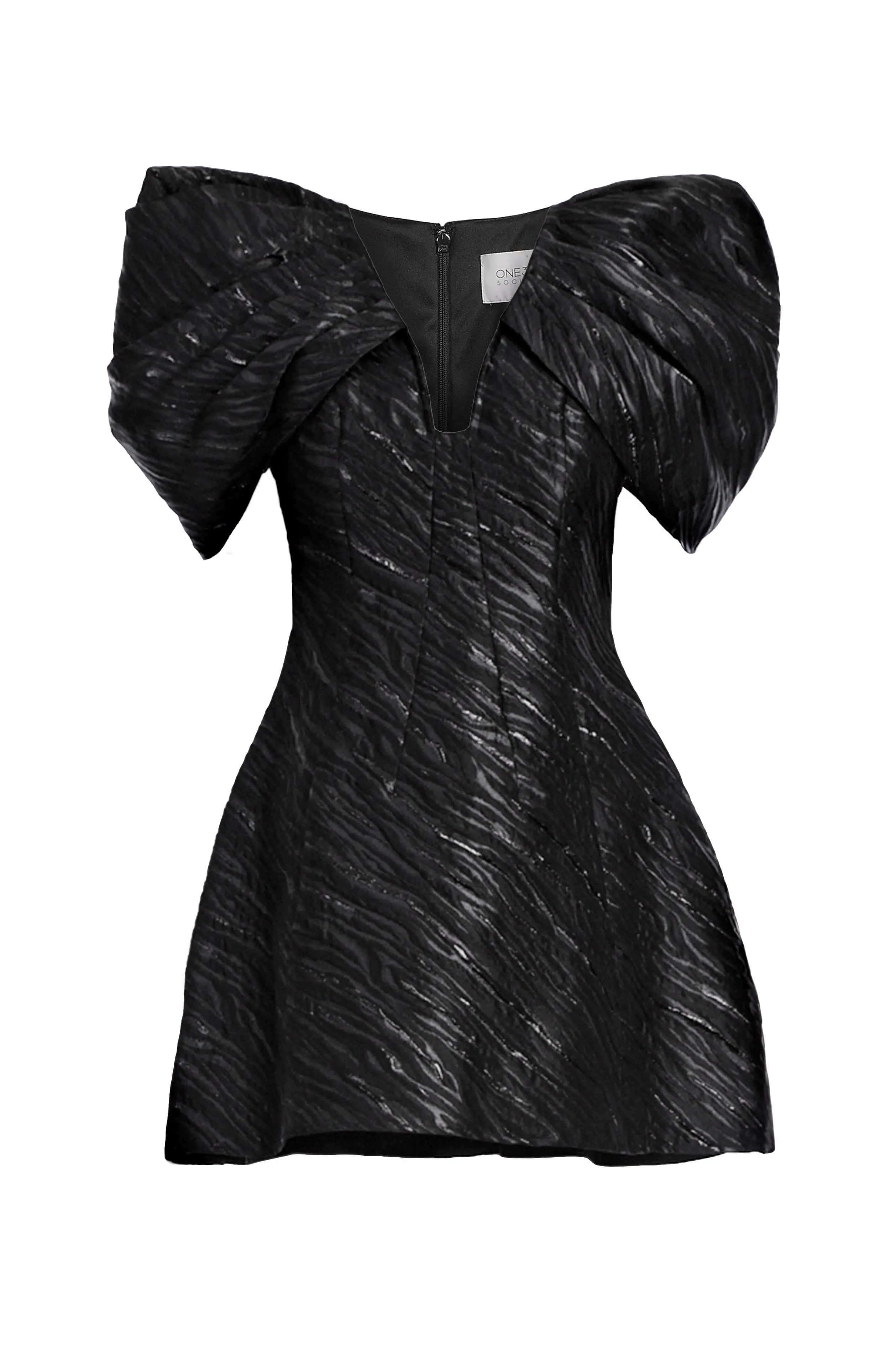 The Aime | Animal Jacquard Mini Dress