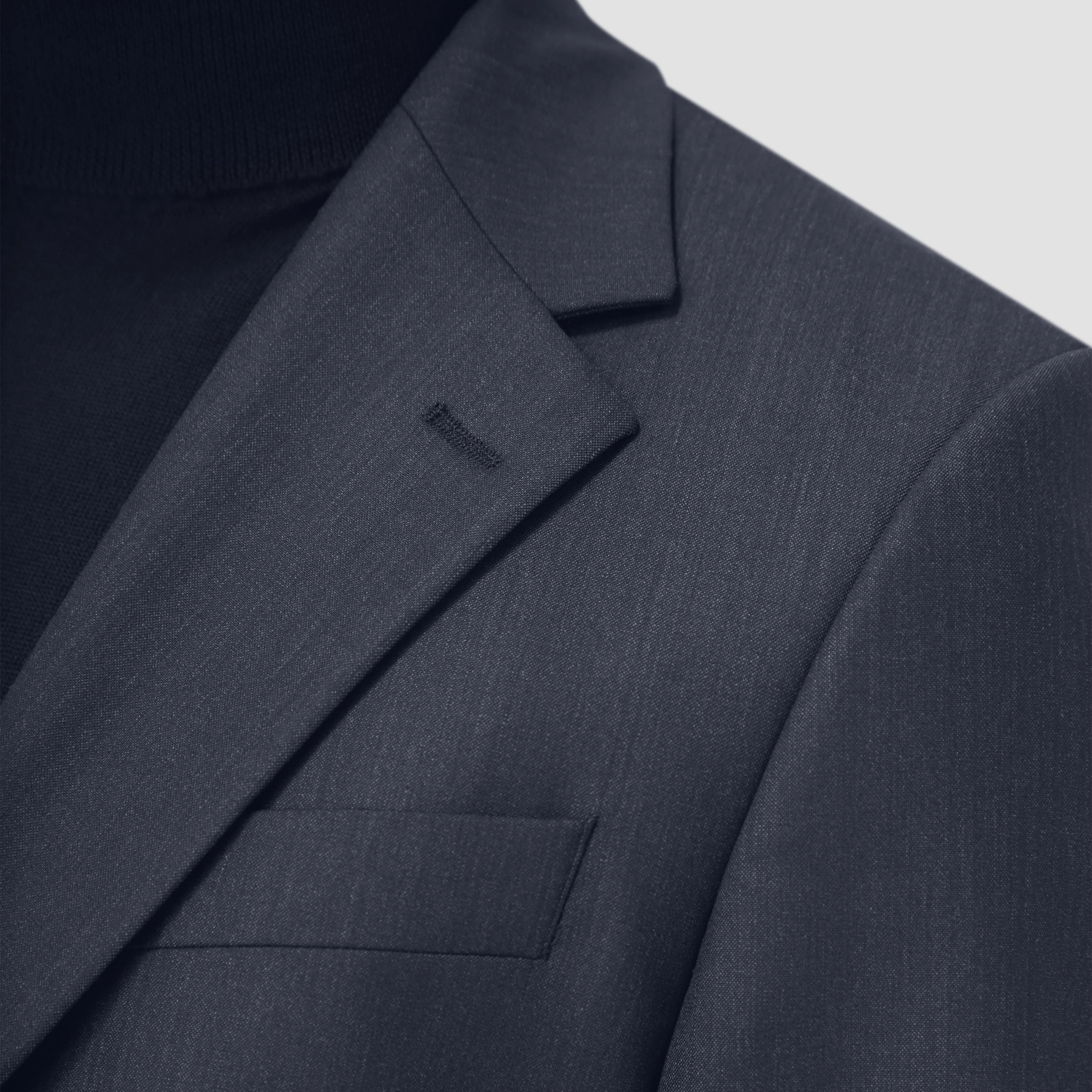 Two Button Stretch Wool Travel Blazer