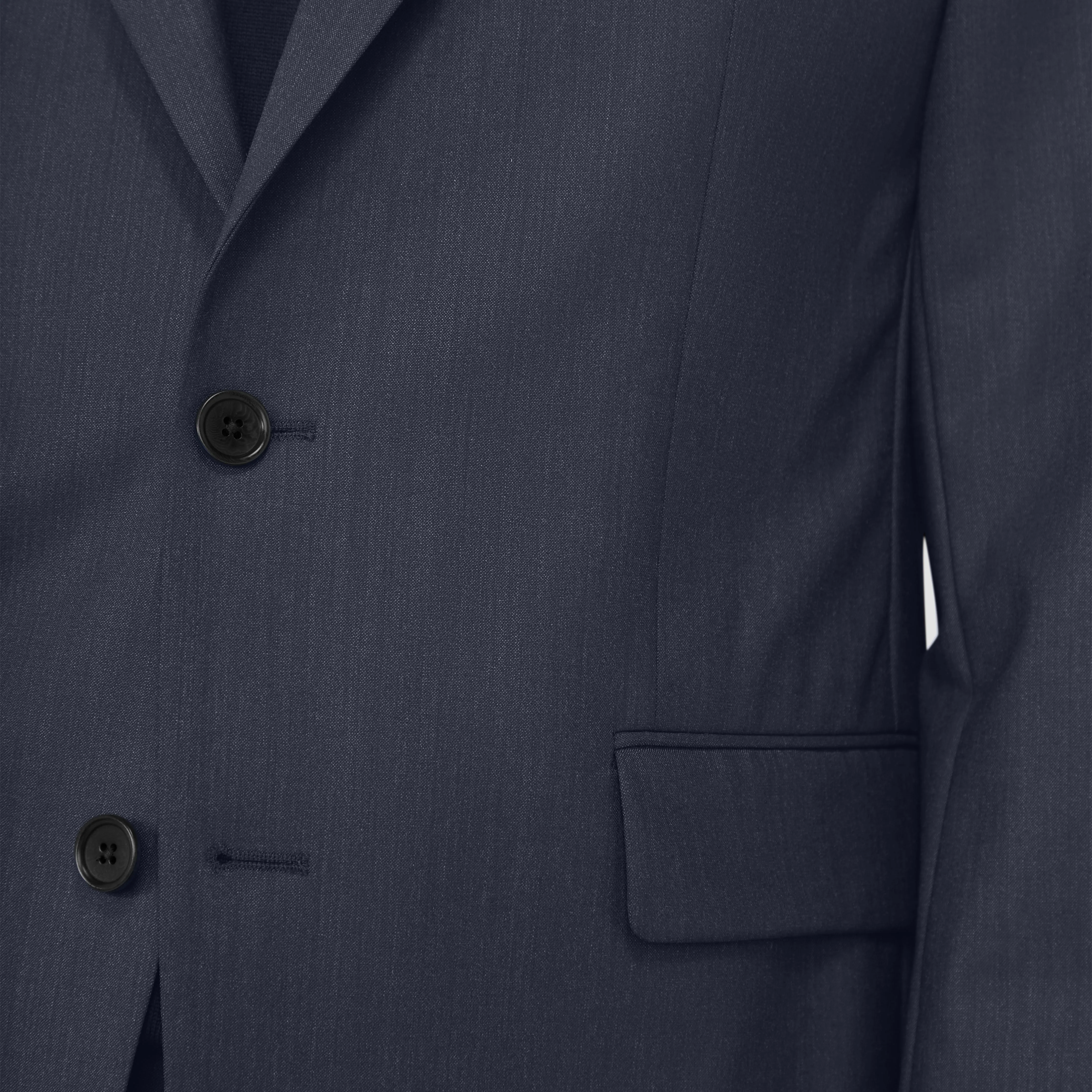 Two Button Stretch Wool Travel Blazer
