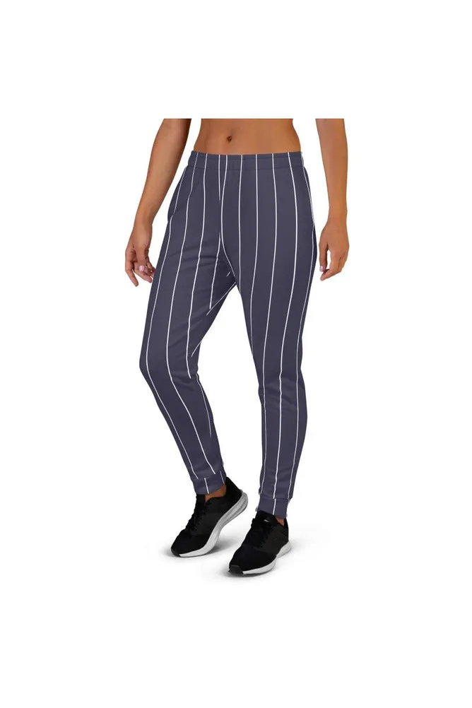 Violet Pinstripe Women's Joggers