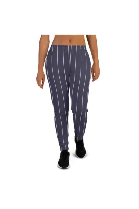 Violet Pinstripe Women's Joggers