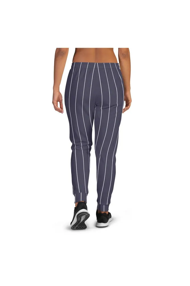 Violet Pinstripe Women's Joggers