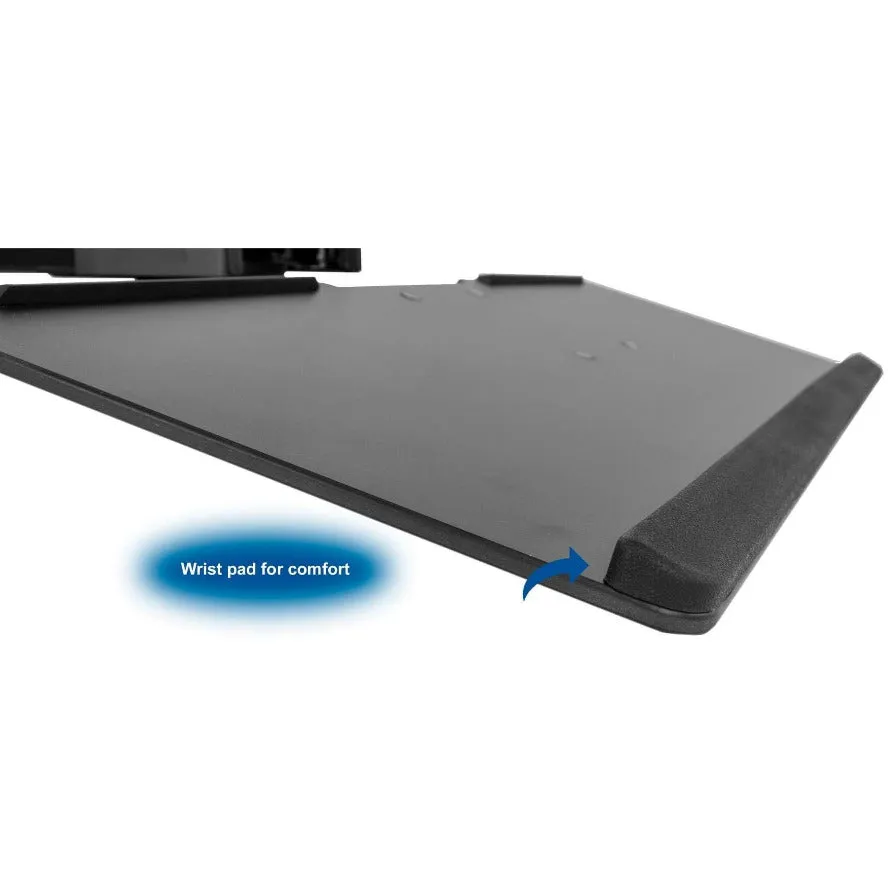 VIVO Black Deluxe Under Desk Keyboard Tray MOUNT-KB04C