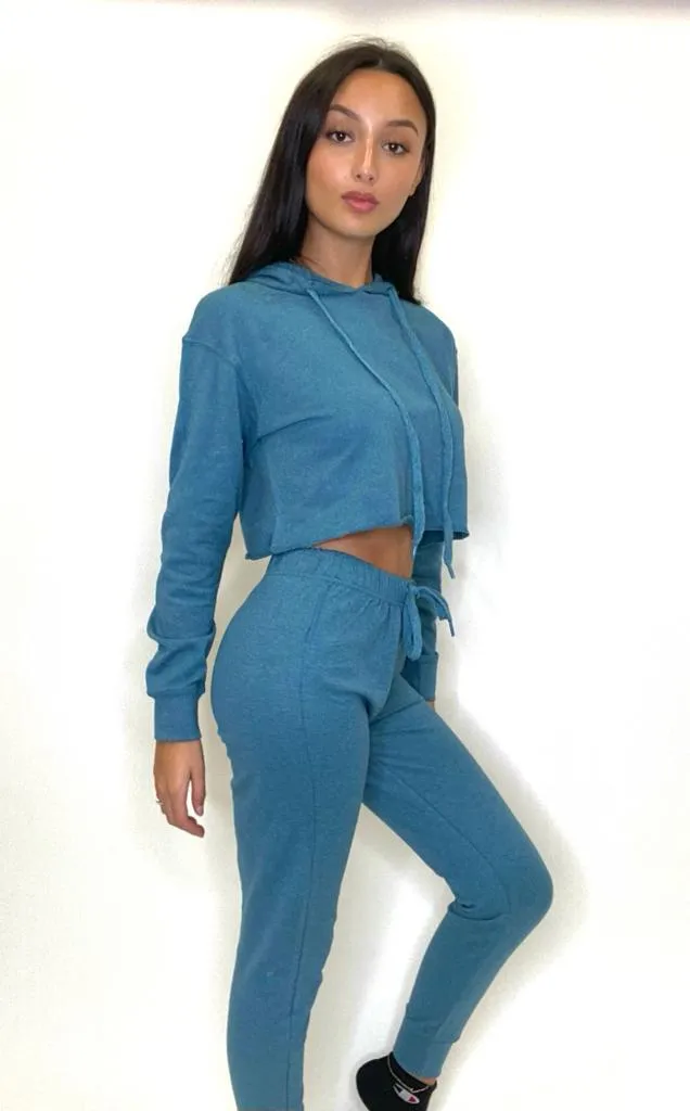Women's Long Sleeve Hoodie Tracksuit Joggers Set Active Daily Activewear